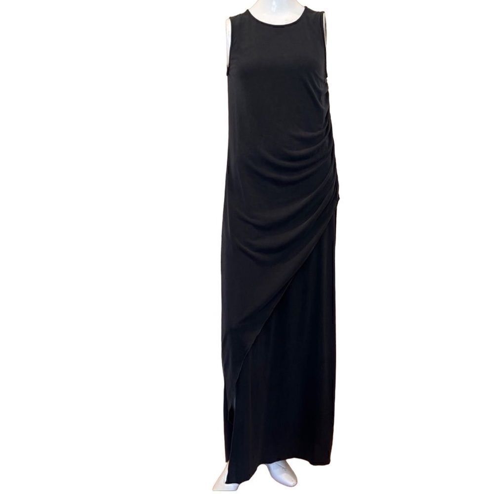 LAmade Maxi Peach Skn Blue -Gray Dress Sz.XS NWT